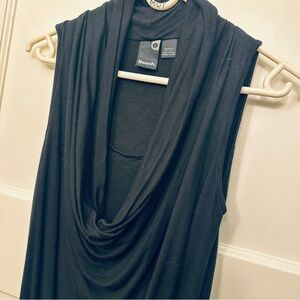 ⭐️ Bench Black Sleeveless Drape LongTop